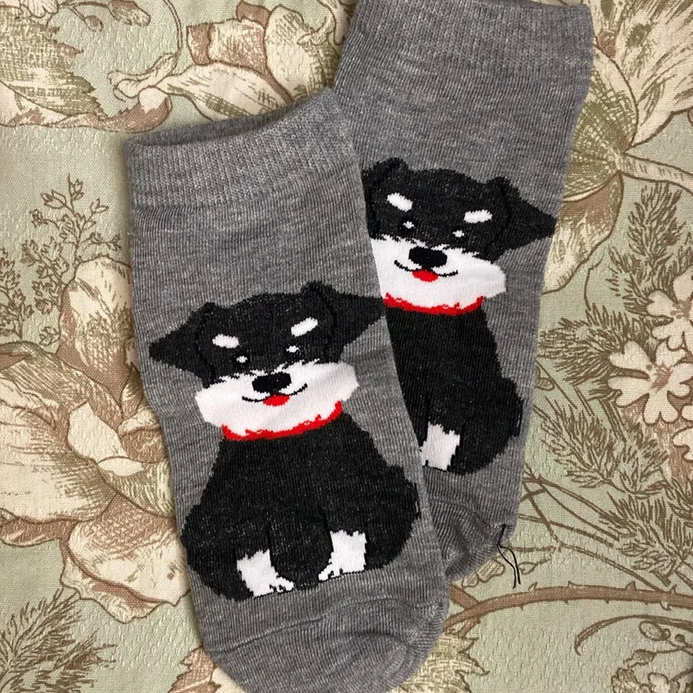 NEW 5 Pack DOG Print Ankle Socks 5-Pack! Size 5-10
